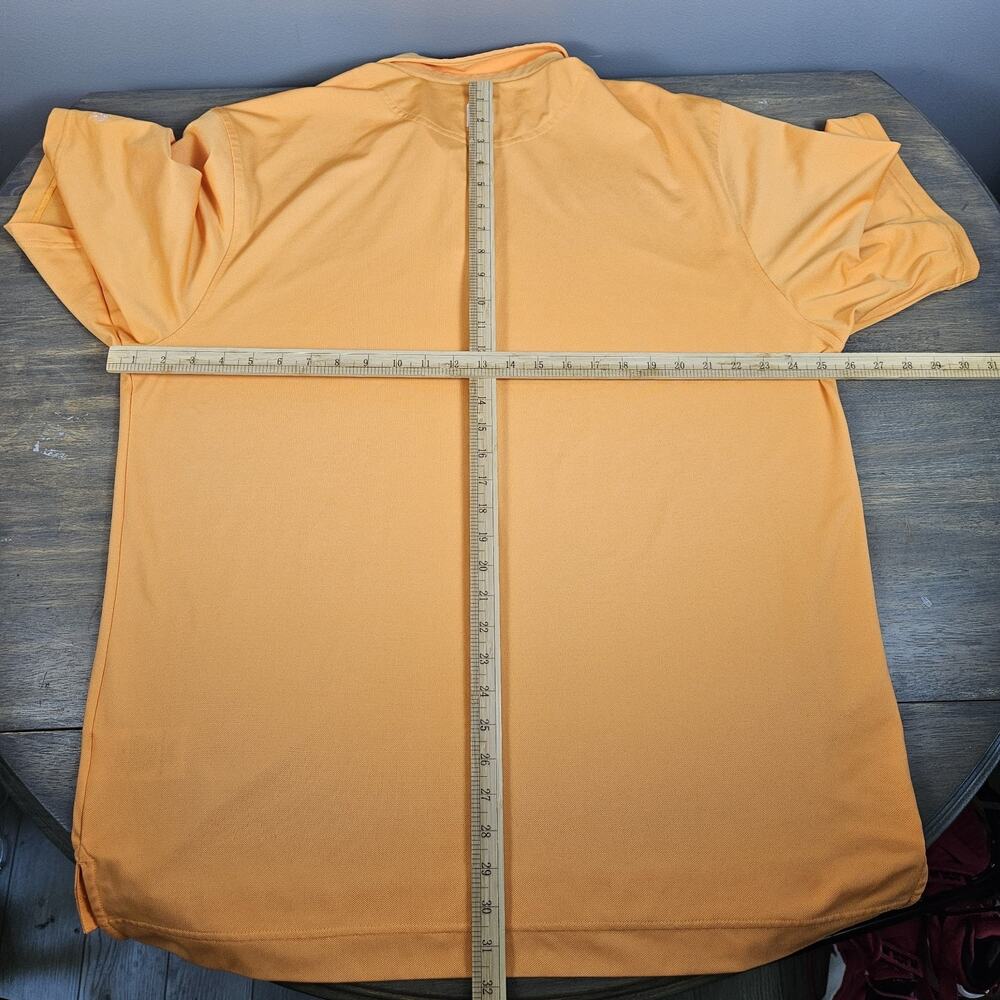FootJoy FJ Golf Polo Shirt XL Orange Jersey Performance Short Sleeve Golfing - Picture 6 of 6